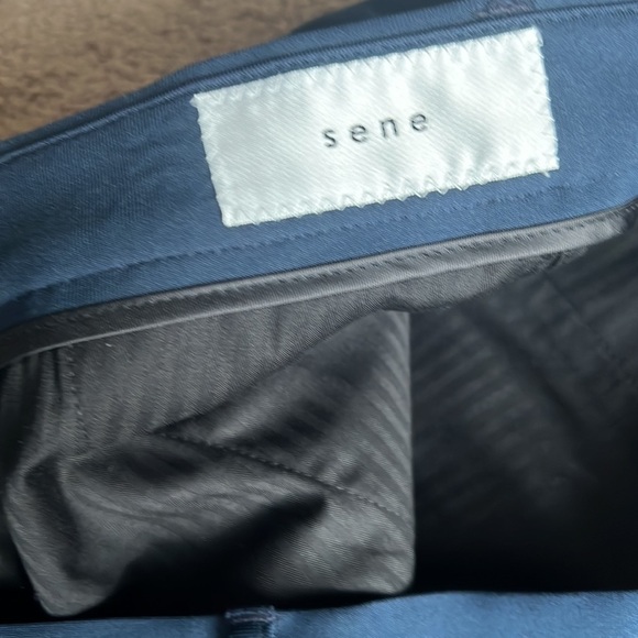 Sene Soho FlexTech 39x28 Blue Tailored Dress Pant - Picture 11 of 13